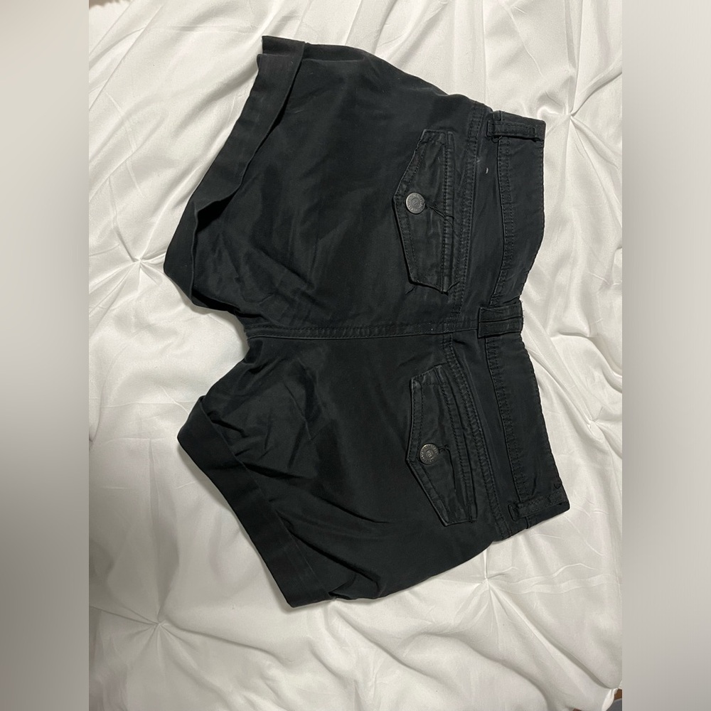 Aeropostale Black Cargo Shorts
